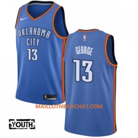 Maillot NBA Oklahoma City Thunder Paul George 13 Nike 2017-18 Bleu Swingman - Enfant